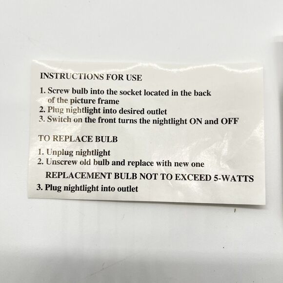 Thomas Kinkade Painter of Light Bridge of Faith Framed Night Light w/Scripture - Picture 11 of 11